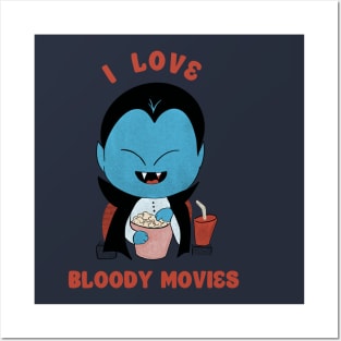 I LOVE BLOODY MOVIES Posters and Art